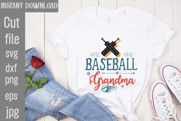 Baseball Grandma SVG Cut File: Your Ultimate Design Asset