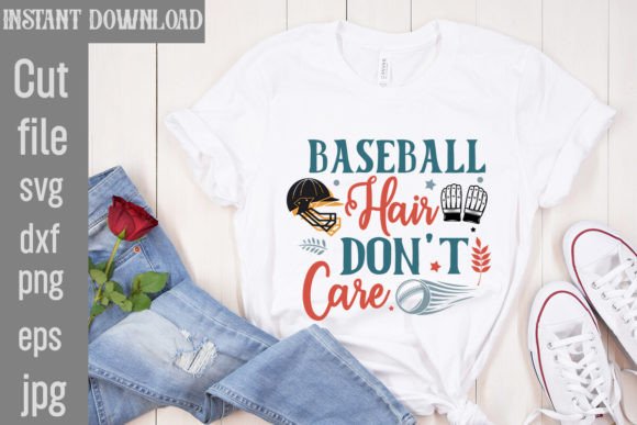 Baseball Hair Don't Care SVG: Crafting Fun & Team Spirit