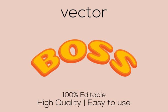 Boss Editable Vector Text Effect: A Practical Guide for Modern Design