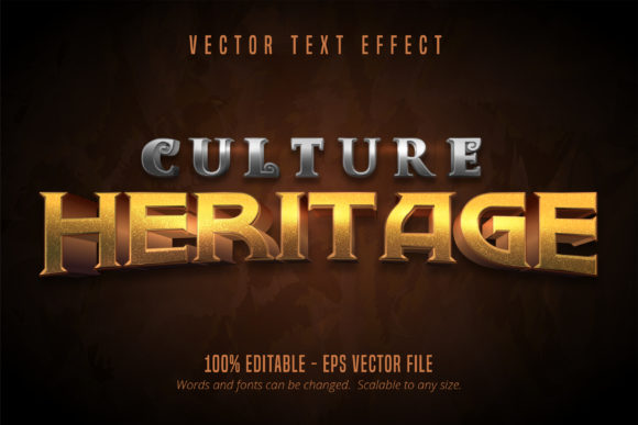 Culture Heritage Text Effect: Vintage Style for Modern Design