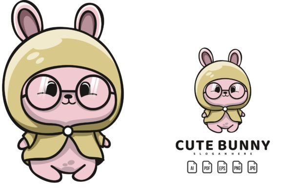 Cute Bunny Mascot Logo: A Playful Asset for Modern Brands