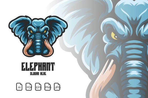 Elephant Mascot Logo: A Powerful Vector Template