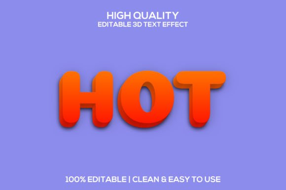 Hot 3D PSD Text Style: Creating Impactful Visuals