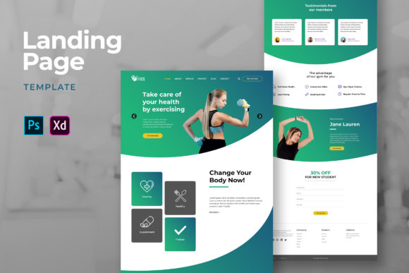 Isometric Landing Page Template: Elevate Your Digital Business