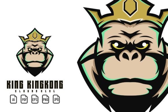 King Kingkong Mascot Logo: A Bold Choice for Character-Driven Branding