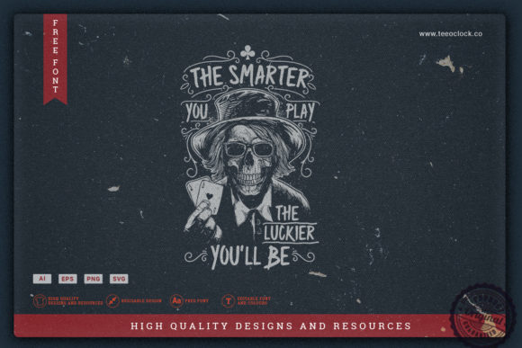 Play Smart: A Font for Those Who Create Their Own Luck