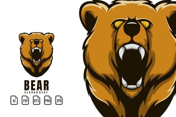 Unleash Your Brand's Strength with a Bear Mascot Logo