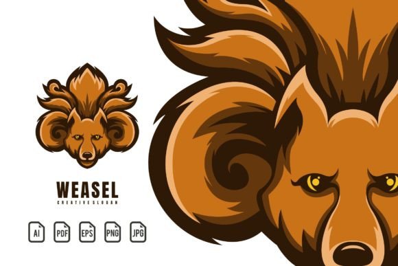 Unleash Your Brand's Wild Side with the Weasel Mascot Logo