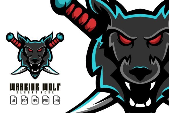 Warrior Wolf Mascot Logo: Design with Pack Mentality